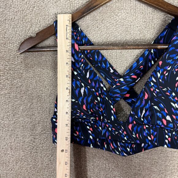 Sweaty Betty Peninsula Xtra Life Bikini Top Sz Small Black‎ Coral Cross-Back NEW - Picture 5 of 13